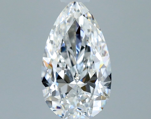 0.44 carat E-IF Natūralus Pear Deimantas (1)
