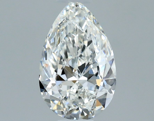 0.5 carat G-VVS2 Natūralus Pear Deimantas (1)