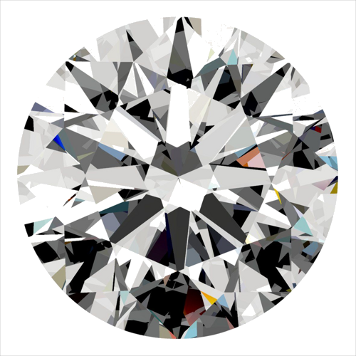 0.3 carat D-VVS1 Excellent cut Natūralus Round Deimantas (1)