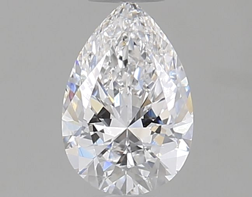 0.5 carat D-VS2 Natūralus Pear Deimantas (1)