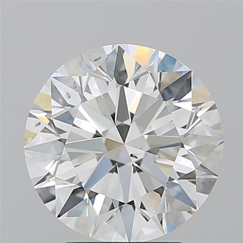 3.72 carat I-SI1 Excellent cut Natūralus Round Deimantas (1)