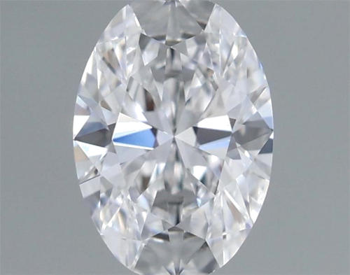 0.33 carat D-VVS1 Natūralus Oval Deimantas (1)