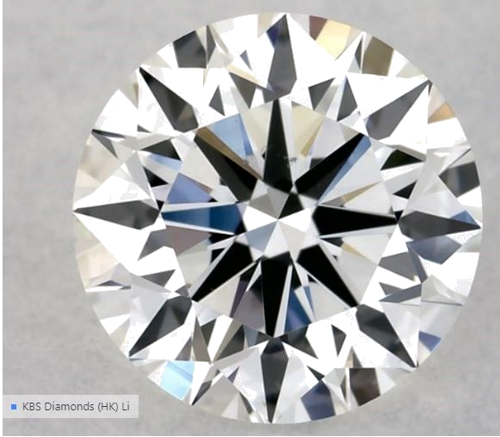 0.73 carat G-VS2 Excellent cut Natūralus Round Deimantas (1)