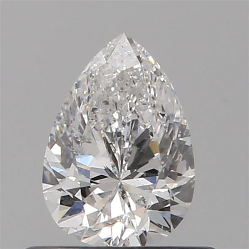 0.52 carat F-SI2 Natūralus Pear Deimantas (1)