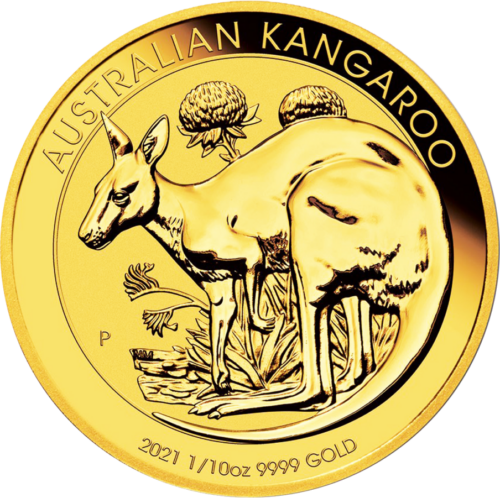 1/10 oz Kengūra Australija auksinė moneta (mix metai) (1)
