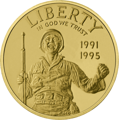 1993 50th Anniversary of the Second World War US Gold Coin (1)
