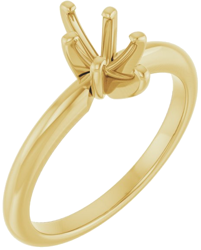 Sužadėtuvių Žiedas „Solitaire“ 585 Geltonojo Aukso Marquise 8mm x 4mm (1)