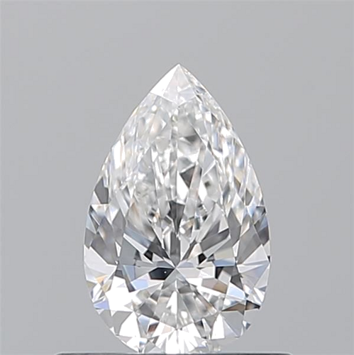 0.52 carat D-VS1 Natūralus Pear Deimantas (1)