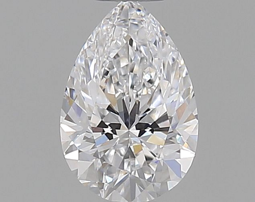 0.3 carat D-VVS1 Natūralus Pear Deimantas (1)