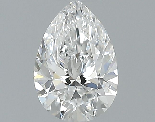 0.3 carat D-VS1 Natūralus Pear Deimantas (1)