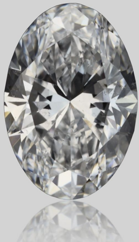 0.37 carat D-SI2 Natūralus Oval Deimantas (1)