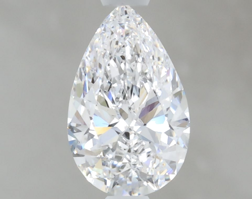 0.72 carat D-SI1 Natūralus Pear Deimantas (1)