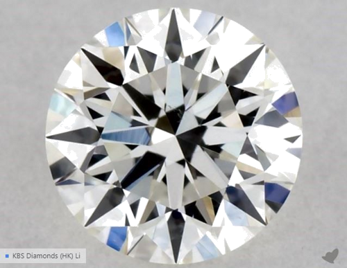 0.44 carat G-VS2 Excellent cut Natūralus Round Deimantas (1)