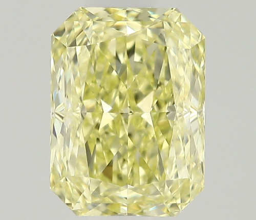0.53 carat Fancy Yellow-VVS1 Natūralus Radiant Deimantas (1)