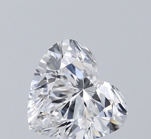 0.52 carat E-VS1 Natūralus Heart Deimantas (1)