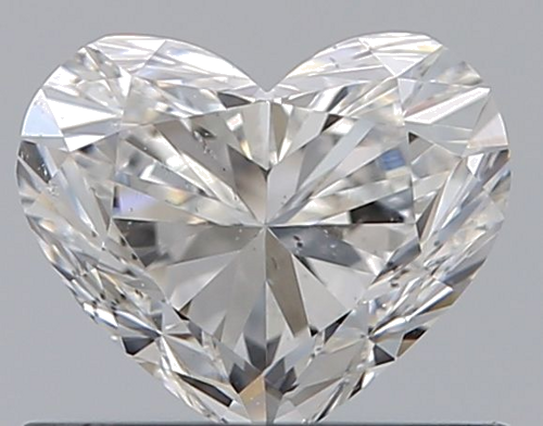 0.65 carat E-SI1 Natūralus Heart Deimantas (1)