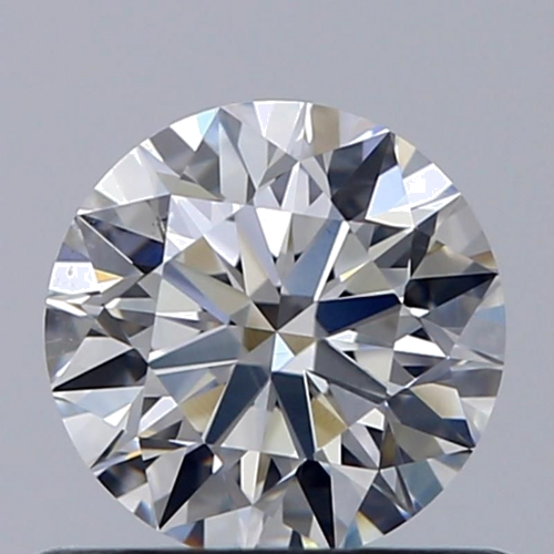 0.58 carat F-SI1 Excellent cut Natūralus Round Deimantas (1)