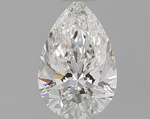 0.5 carat G-VS2 Natūralus Pear Deimantas (1)