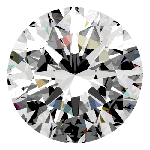 0.4 carat K-VS1 Excellent cut Natūralus Round Deimantas (1)
