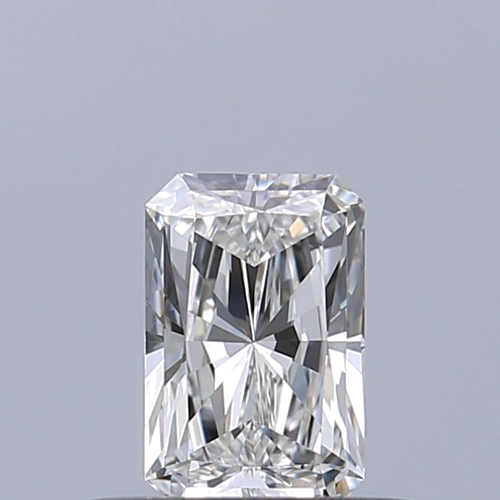 0.37 carat F-VVS1 Natūralus Radiant Deimantas (1)