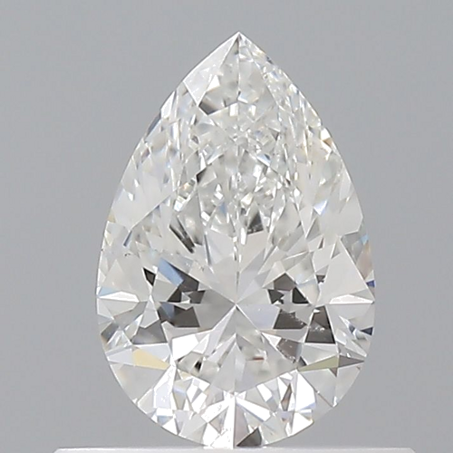0.5 carat F-SI1 Natūralus Pear Deimantas (1)