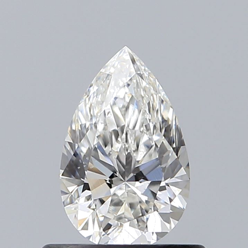 0.6 carat G-VS2 Natūralus Pear Deimantas (1)