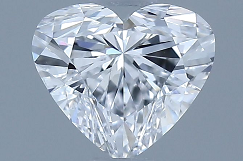 0.51 carat D-VS1 Natūralus Heart Deimantas (1)