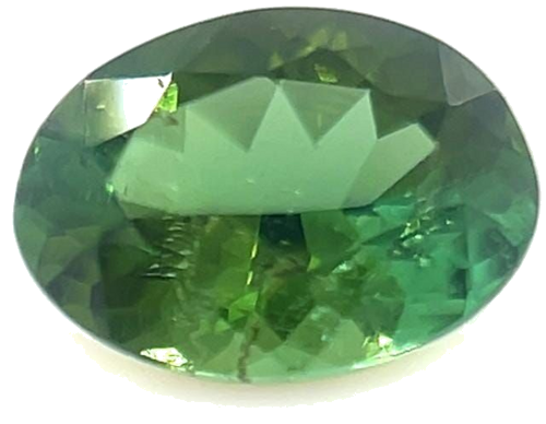 0.52 carat GREEN Oval Tourmaline (1)