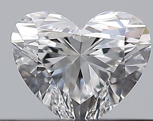 0.31 carat D-VS1 Natūralus Heart Deimantas (1)