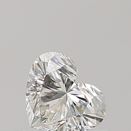 0.62 carat I-VVS1 Natūralus Heart Deimantas (1)