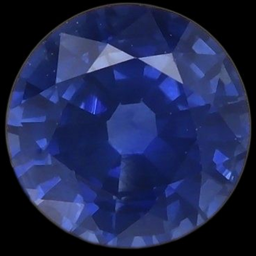 0.68 carat BLUE Round Safyras (1)