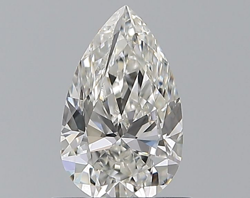 0.6 carat H-VS2 Natūralus Pear Deimantas (1)