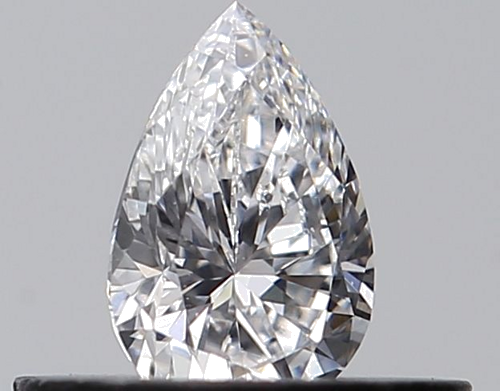 0.28 carat D-VS1 Natūralus Pear Deimantas (1)