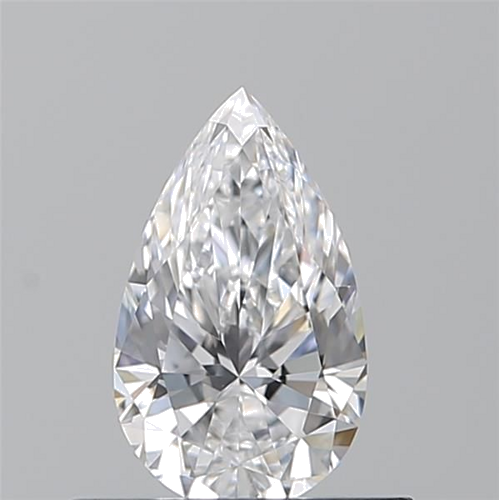 0.51 carat D-VS1 Natūralus Pear Deimantas (1)