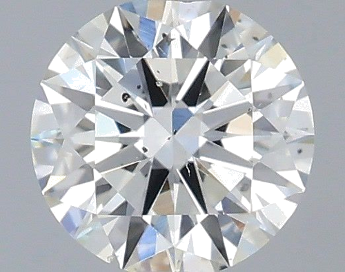 0.5 carat I-SI2 Excellent cut Natūralus Round Deimantas (1)