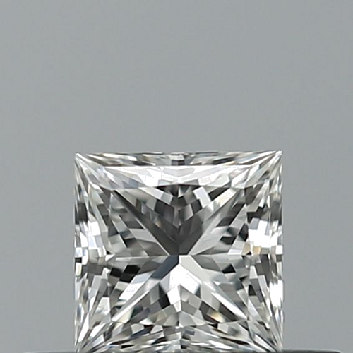 0.33 carat G-VVS1 Natūralus Princess Deimantas (1)