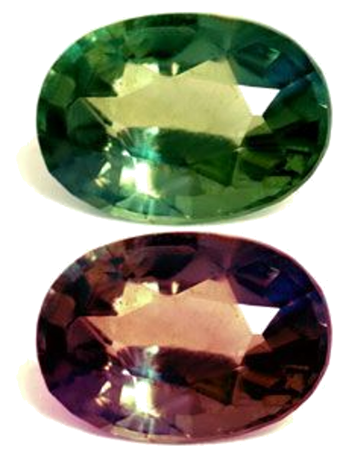 0.37 carat GREEN Oval Alexandrite (1)