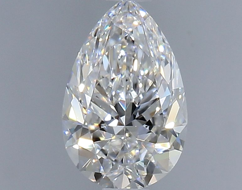 0.62 carat D-VS1 Natūralus Pear Deimantas (1)