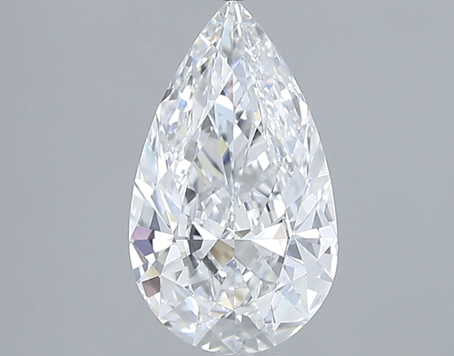 1.86 carat D-VVS1 Natūralus Pear Deimantas (1)