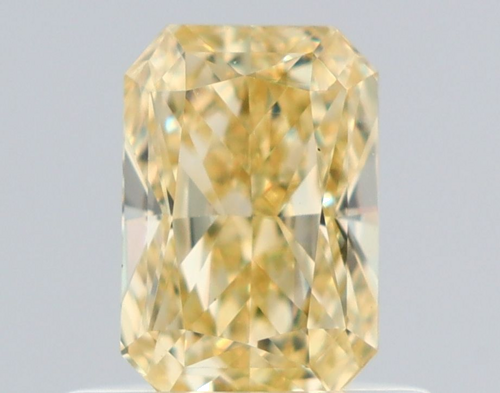 0.6 carat Fancy Yellow-VS1 Natūralus Radiant Deimantas (1)