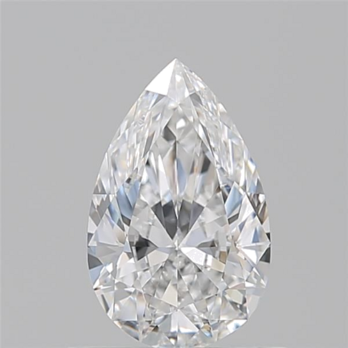 0.7 carat E-VVS2 Natūralus Pear Deimantas (1)