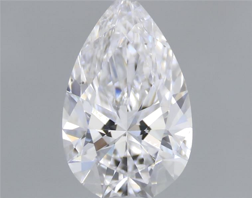 0.63 carat D-VS2 Natūralus Pear Deimantas (1)