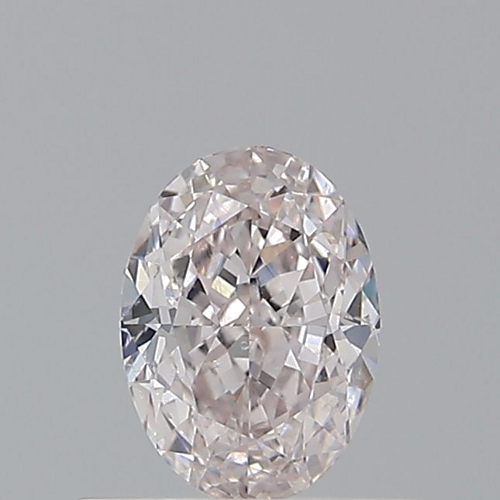 0.6 carat Fancy Light Pink-SI2 Natūralus Oval Deimantas (1)