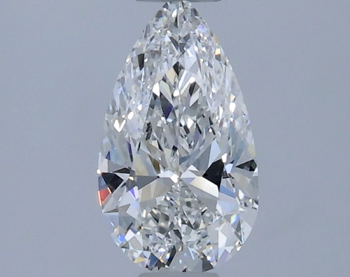 0.32 carat F-VVS2 Natūralus Pear Deimantas (1)