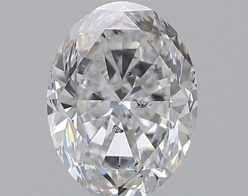 0.72 carat D-SI1 Natūralus Oval Deimantas (1)