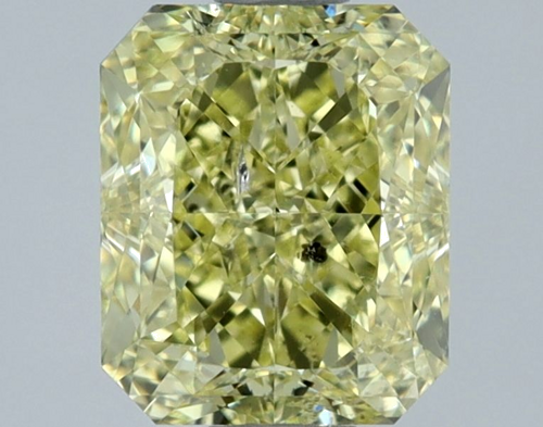 1.51 carat Fancy Intense Yellow-SI2 Natūralus Radiant Deimantas (1)