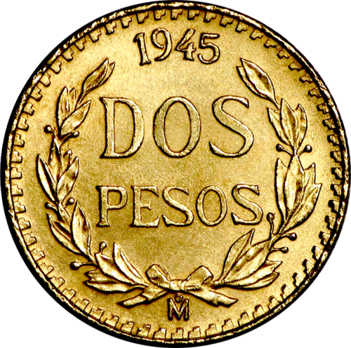 2 Pesos Mexico gold coin (1)
