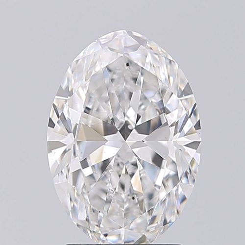2.0 carat D-SI2 Natūralus Oval Deimantas (1)