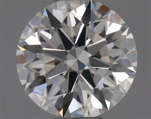 0.42 carat H-VVS1 Excellent cut Natūralus Round Deimantas (1)