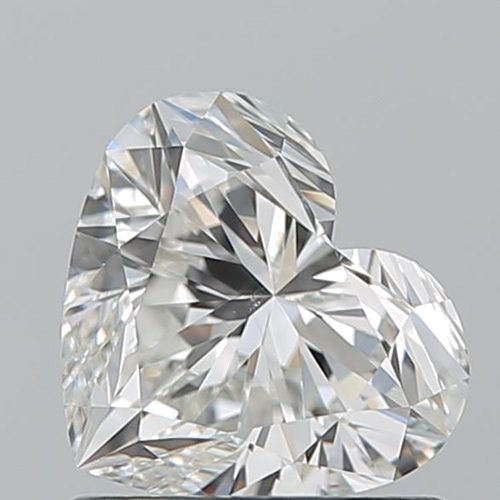 1.01 carat I-VS2 Natūralus Heart Deimantas (1)